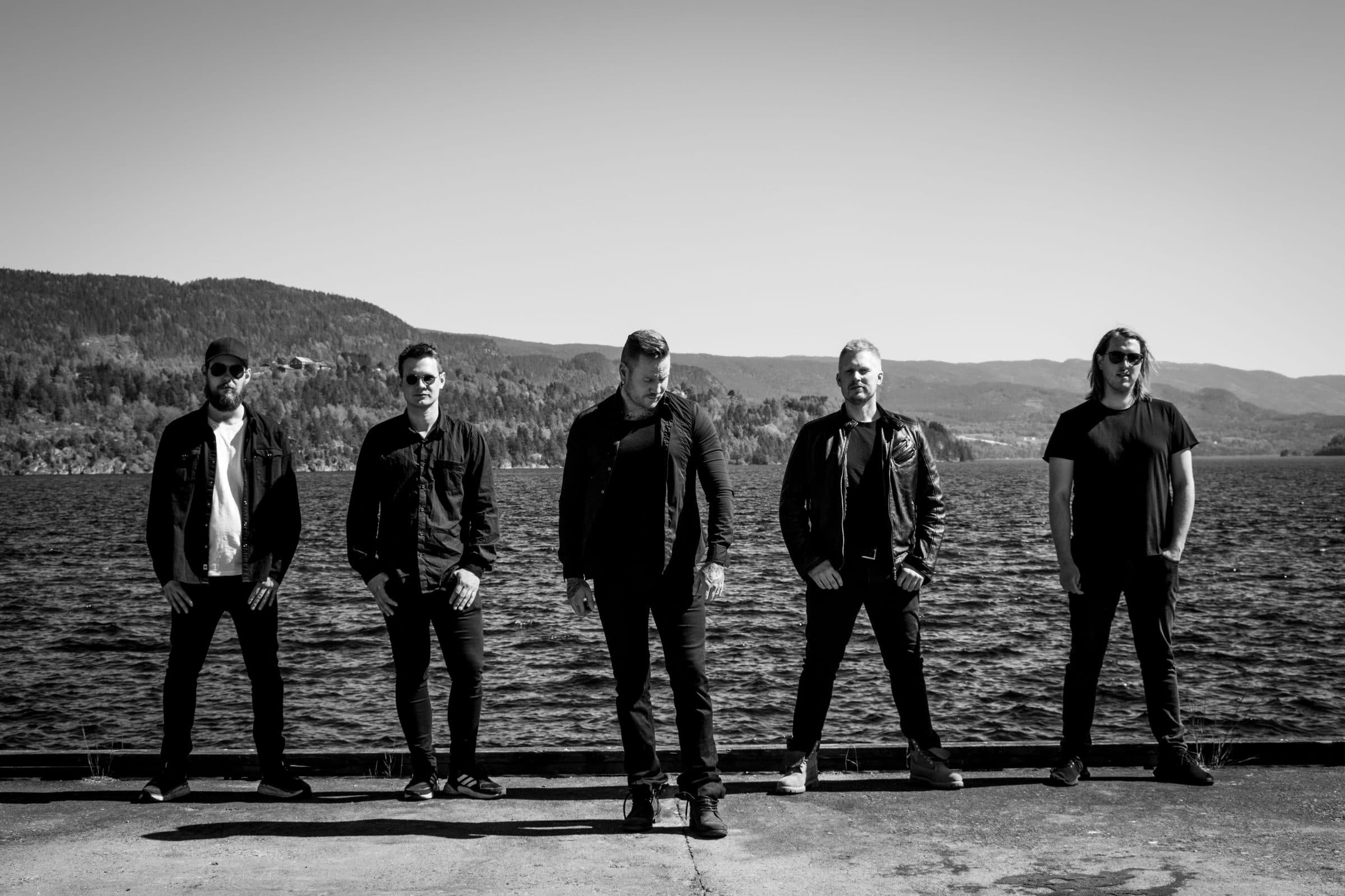 The band on a Norwegian shoreline